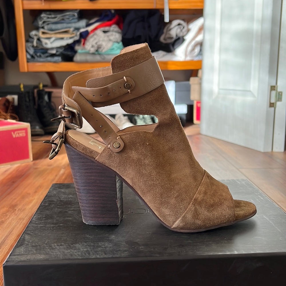 Joes jeans open toe booties